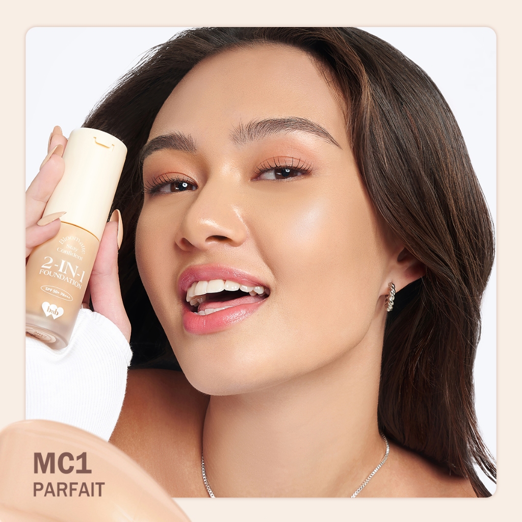BNB Barenbliss Bloomatte Stay Confident 2in1 Foundation 20ml - MC1 Parfait BNB Barenbliss Bloomatte Stay Confident 2in1 Foundation 20ml - MC1 Parfait