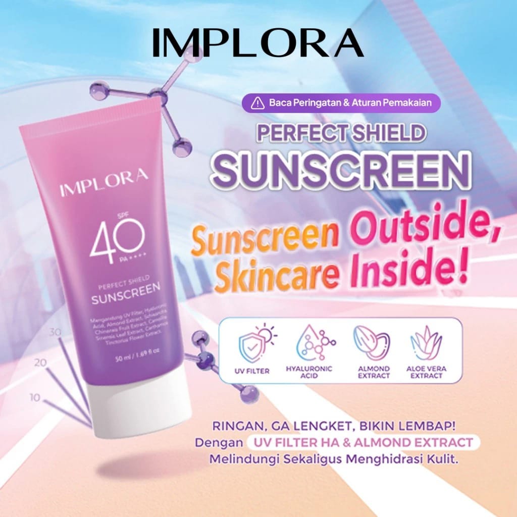Implora Perfect Shield Sunscreen SPF 40 PA++++ 25ml