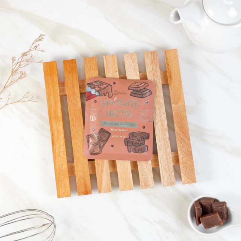 LEA Gloria Masker Bubuk 20gr CHOCOLATE MELTED