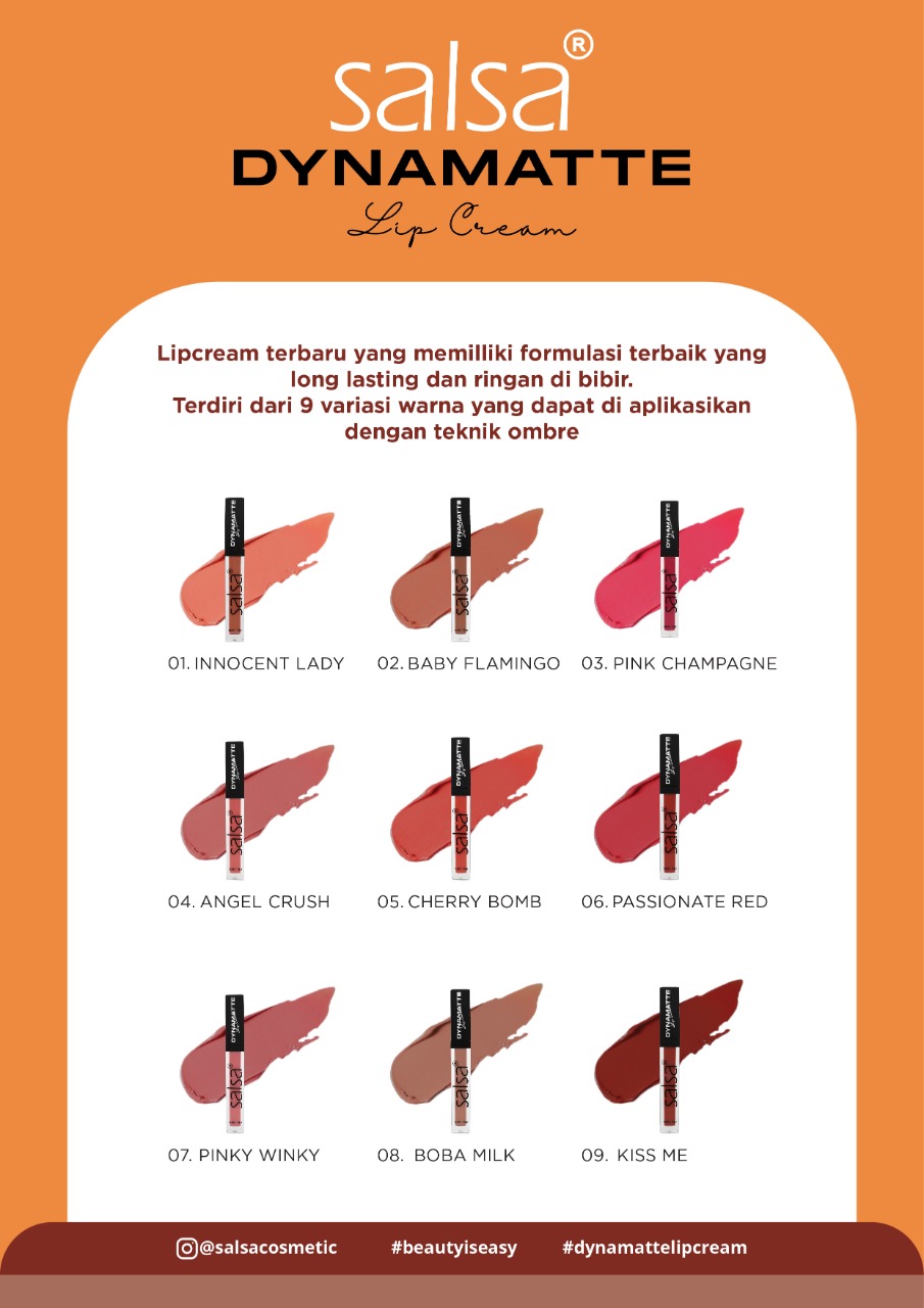 SALSA Dynamatte Lip Cream 5gr - 08 Boba Milk