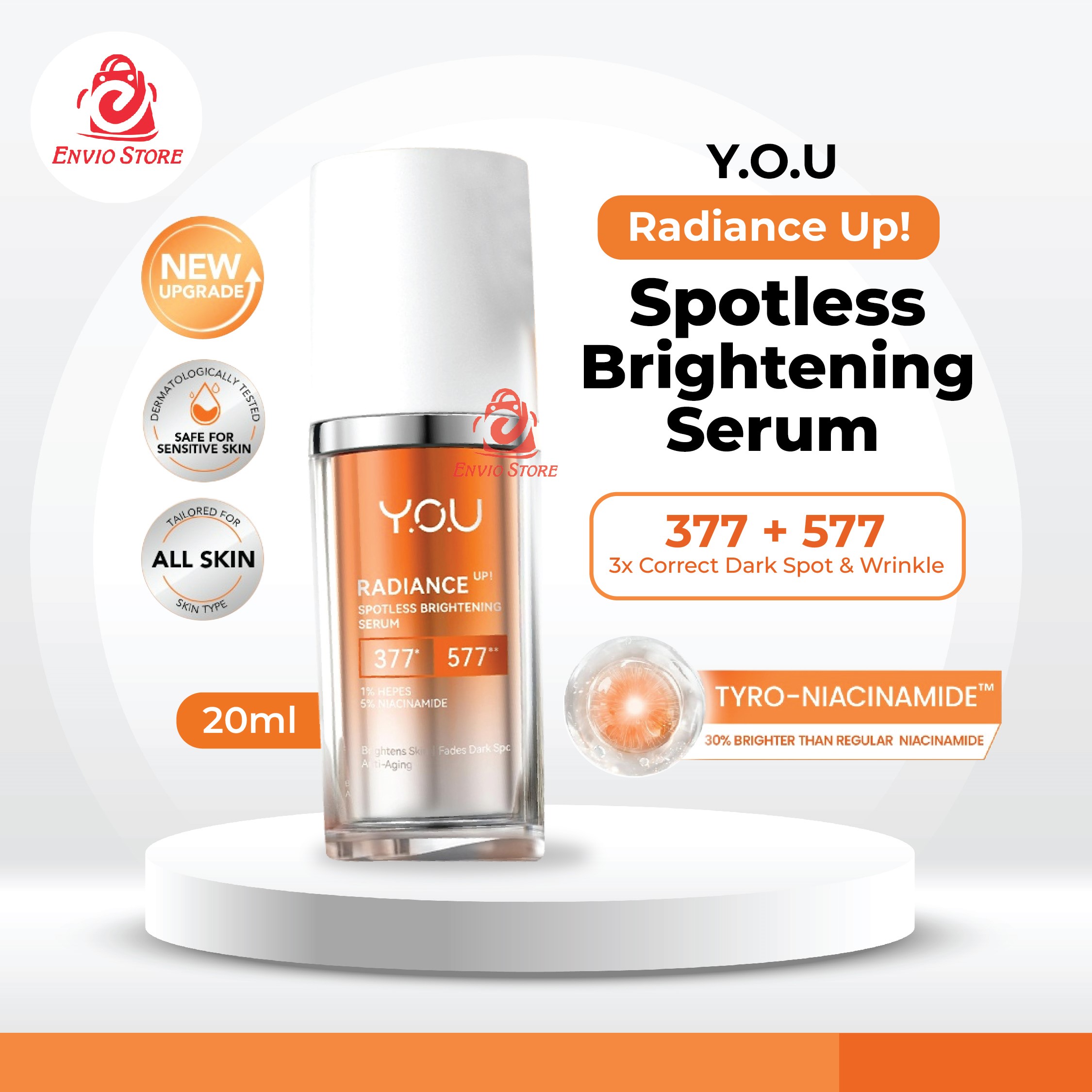YOU Radiance Up! Spotless Brightening Serum 20ml