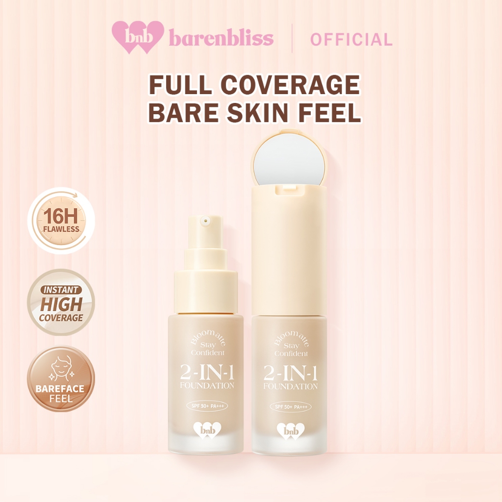BNB Barenbliss Bloomatte Stay Confident 2in1 Foundation 20ml - MW1 Honey