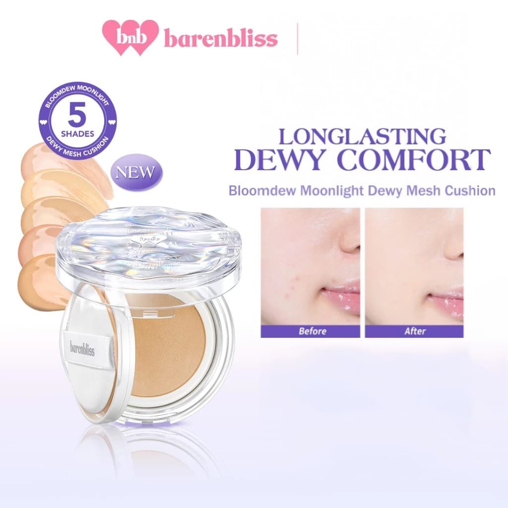 BNB Barenbliss Bloomdew Moonlight Dewy Mesh Cushion 15gr - MC1 Freesia