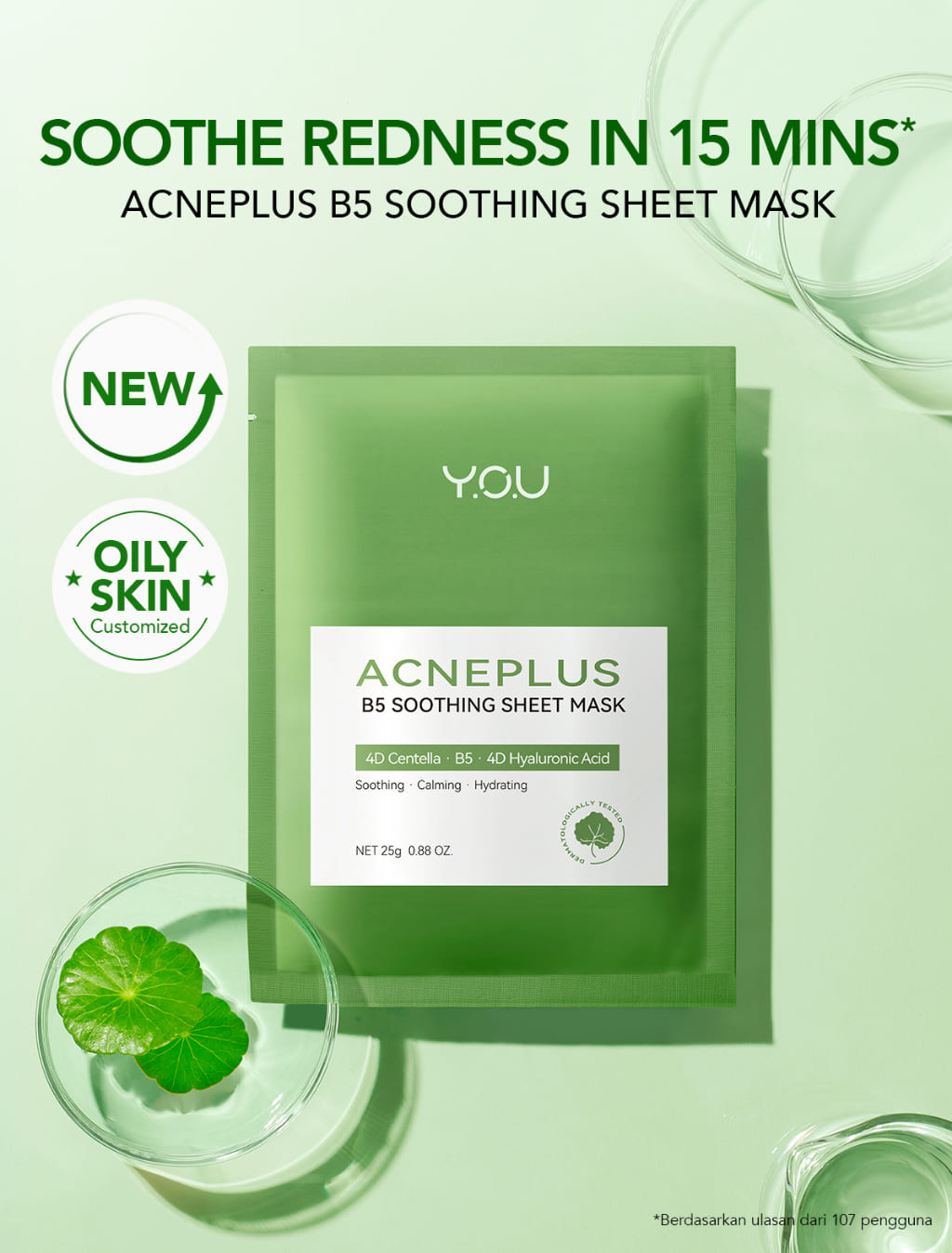YOU Acneplus B5 Soothing Sheet Mask 25gr