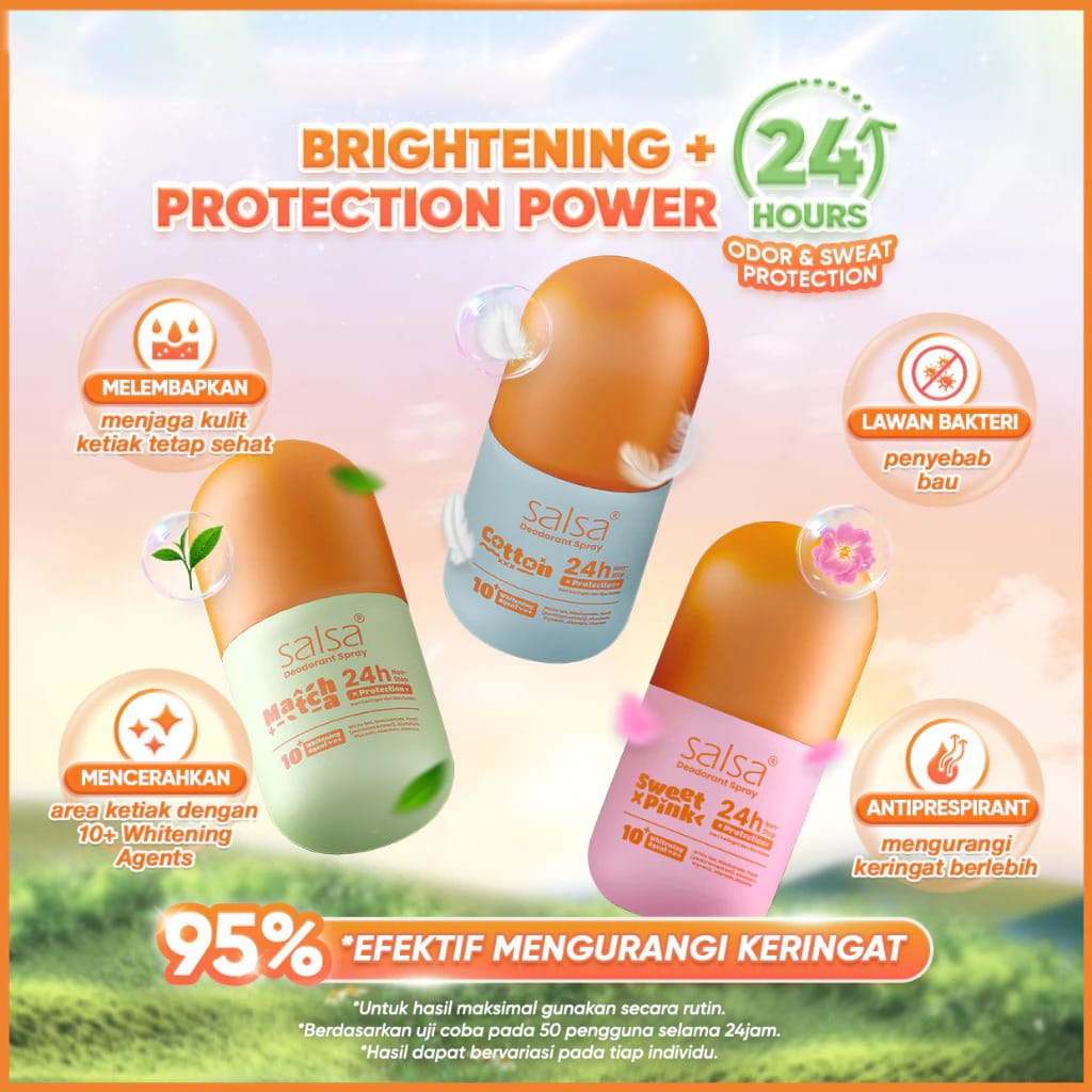 Salsa Deodorant Spray 80gr - Matcha