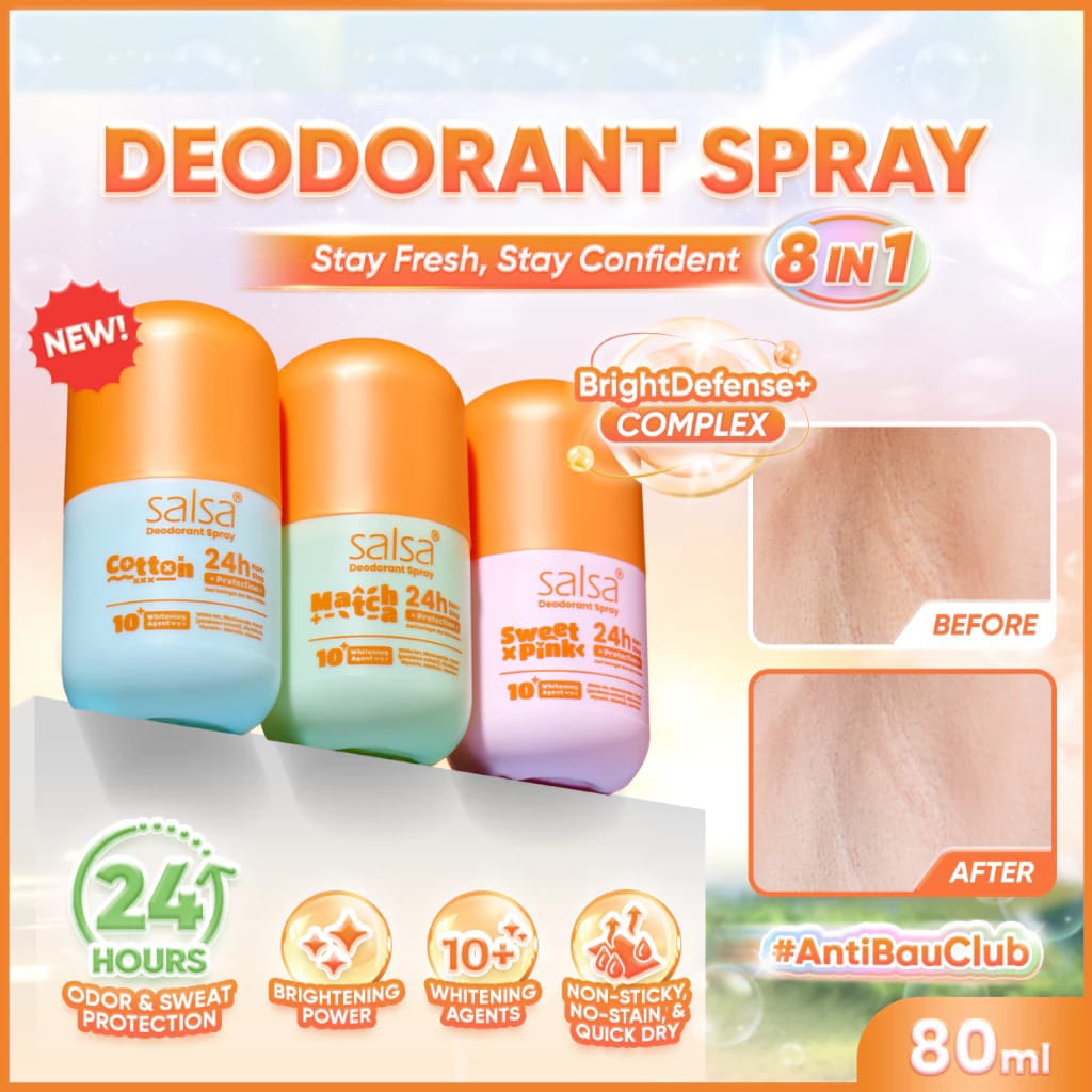 Salsa Deodorant Spray 80gr - Cotton