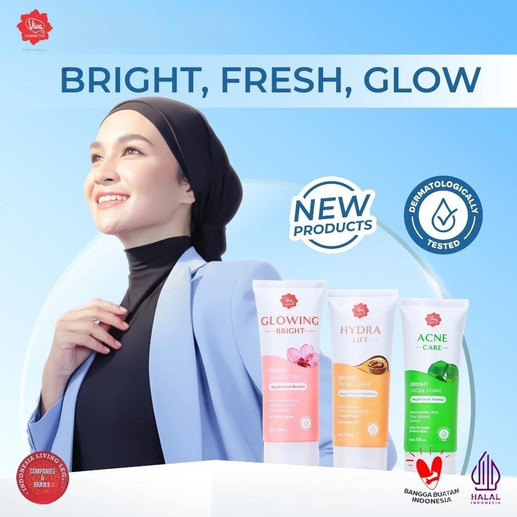 Viva Bright Facial Foam 100ml - Glowing Bright