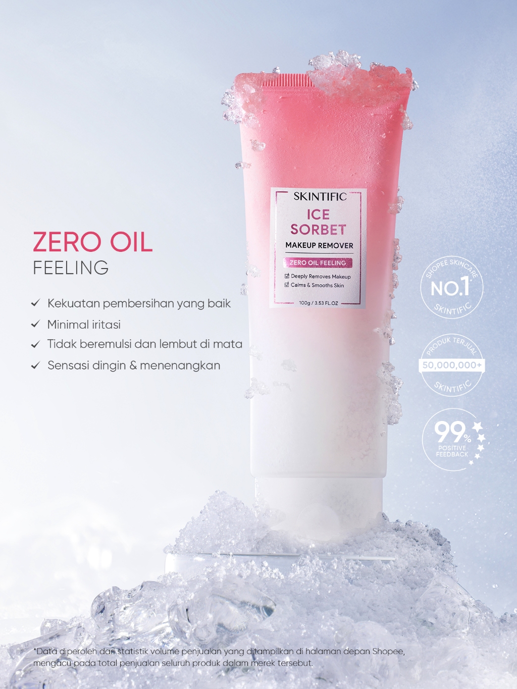 Skintific Ice Sorbet Makeup Remover 100gr