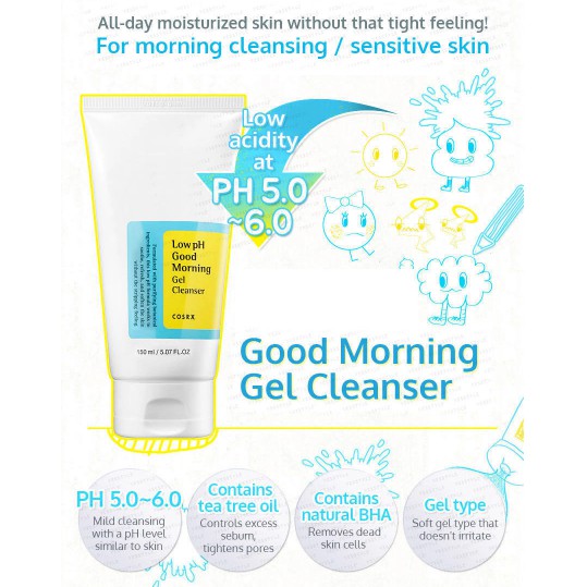COSRX Low pH Good Morning Cleanser 50ml (Travel Size)