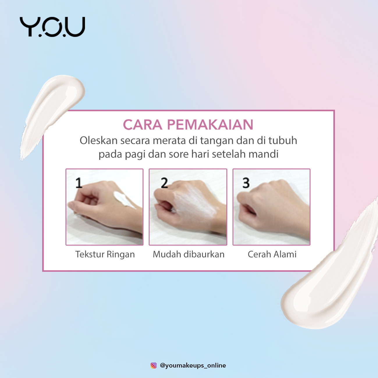 YOU Dazzling Body Cream 200gr *