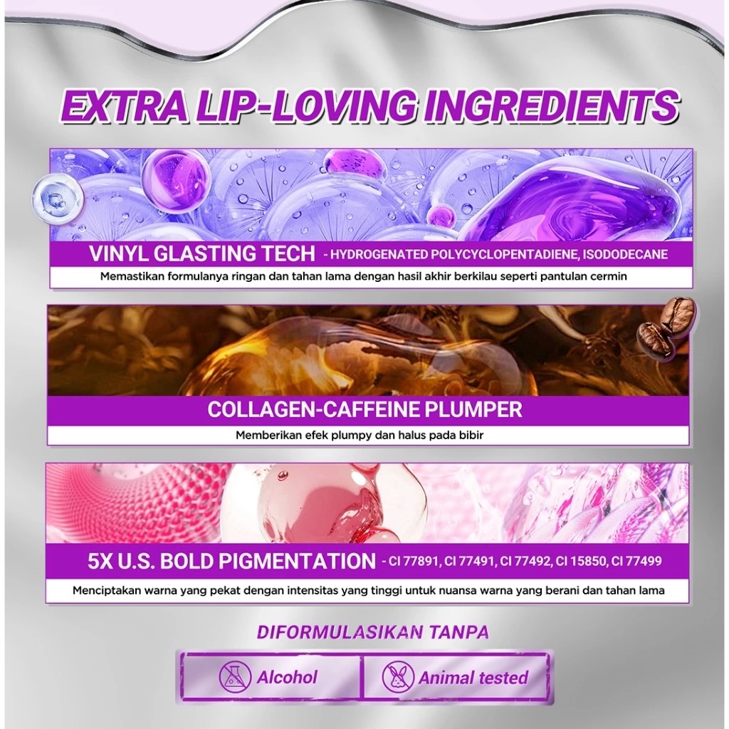 Dazzle Me Ink-Vinyl Lip Lacquer 2.5ml - 233 Magic-Ink Dazzle Me Ink-Vinyl Lip Lacquer 2.5ml - 233 Magic-Ink