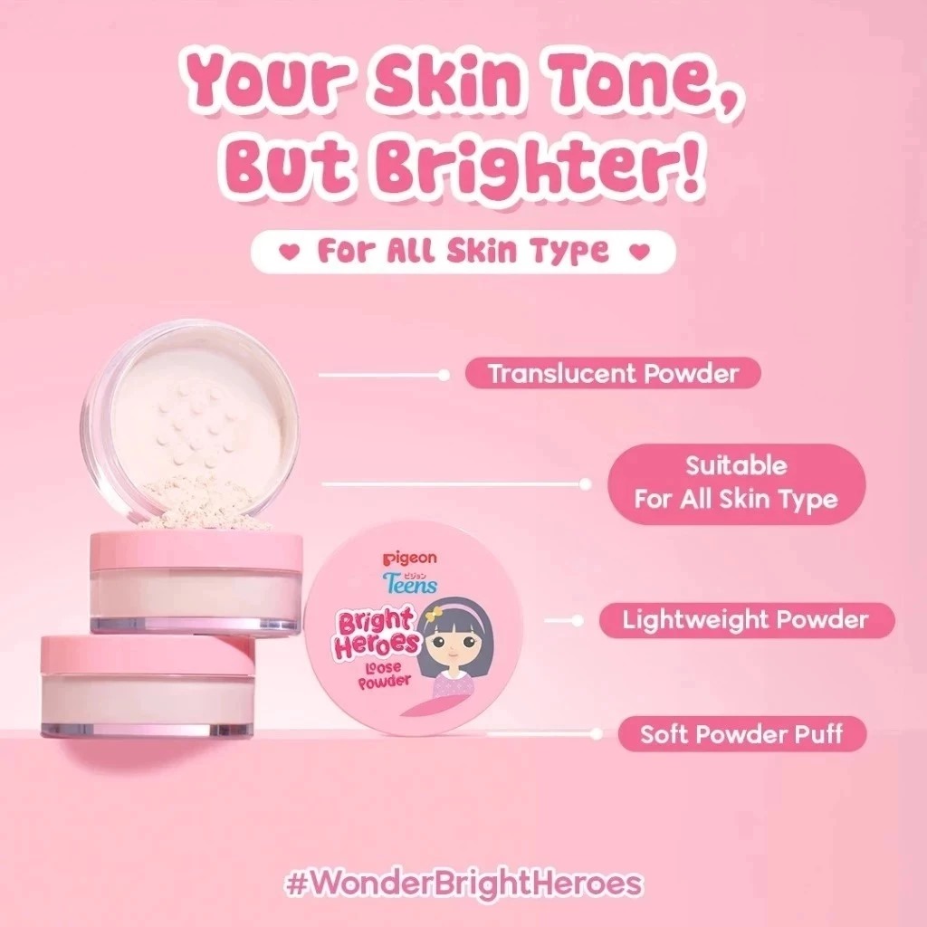 Pigeon Teens Loose Powder 12gr - Bright Heroes