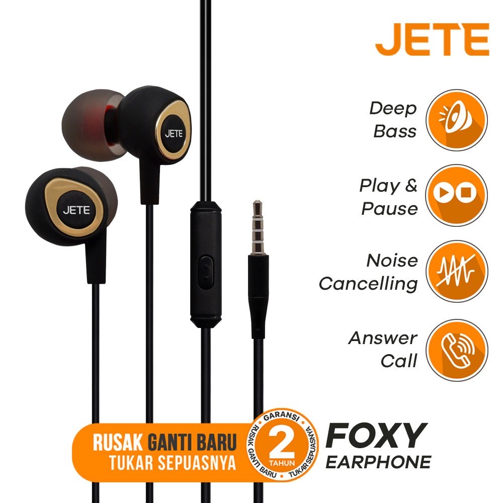JETE Handsfree Foxy Super Bass JETE Handsfree Foxy Super Bass