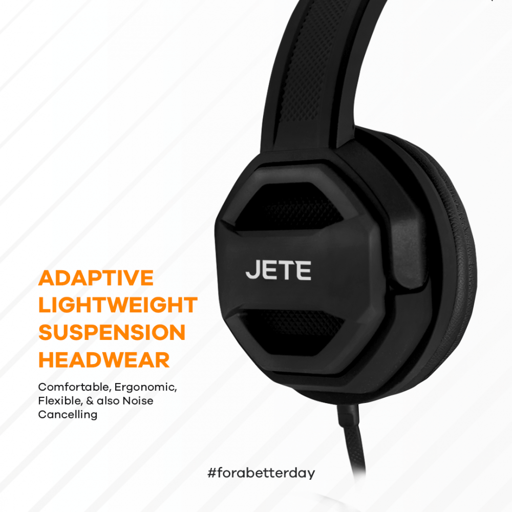 JETE Headphone HB2 Powerfull Bass with Noise Cancelling