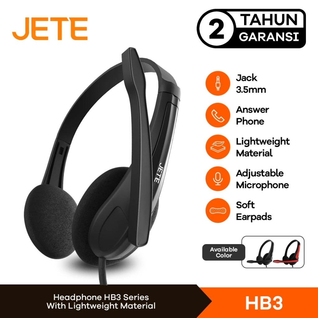 JETE Headphone HB3 with Microphone