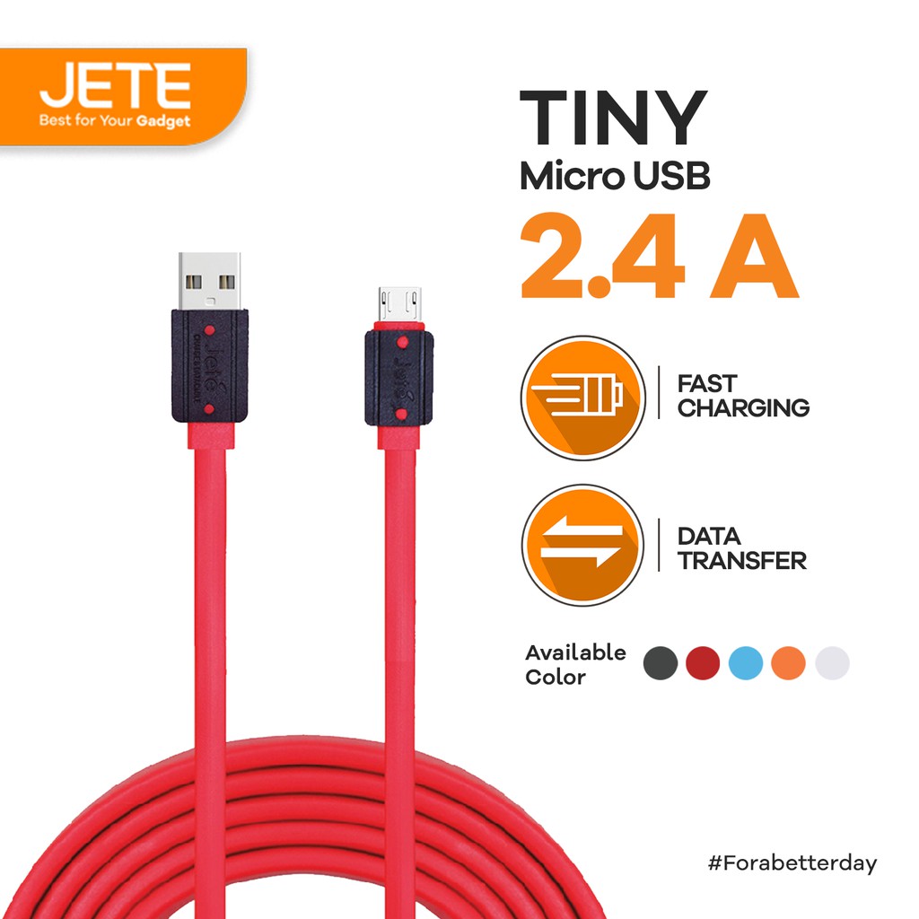 JETE Kabel Tiny 2 - Micro USB 100cm *