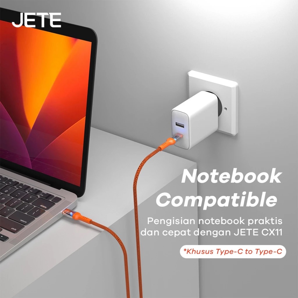 JETE Kabel CX11 - Micro Black 2.4A