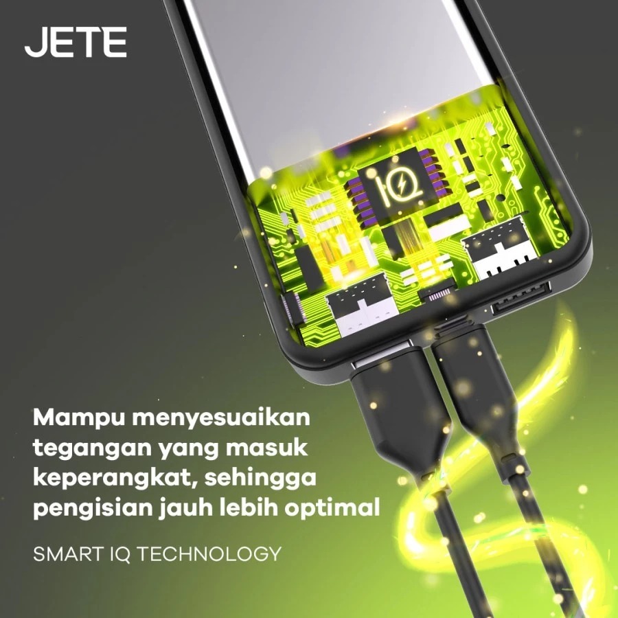 JETE Powerbank C8 Series Fast Charging 10000mAh - Smart IQ Technology