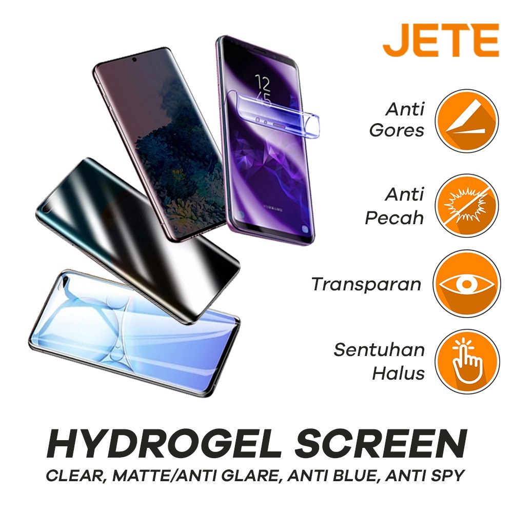JETE TPU Screen Protector - Clear NTPU (Jete Hydrogel Screen Protector) JETE TPU Screen Protector - Clear NTPU (Jete Hydrogel Screen Protector)