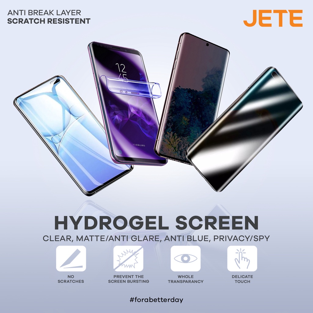 JETE TPU Screen Protector - Clear NTPU (Jete Hydrogel Screen Protector)