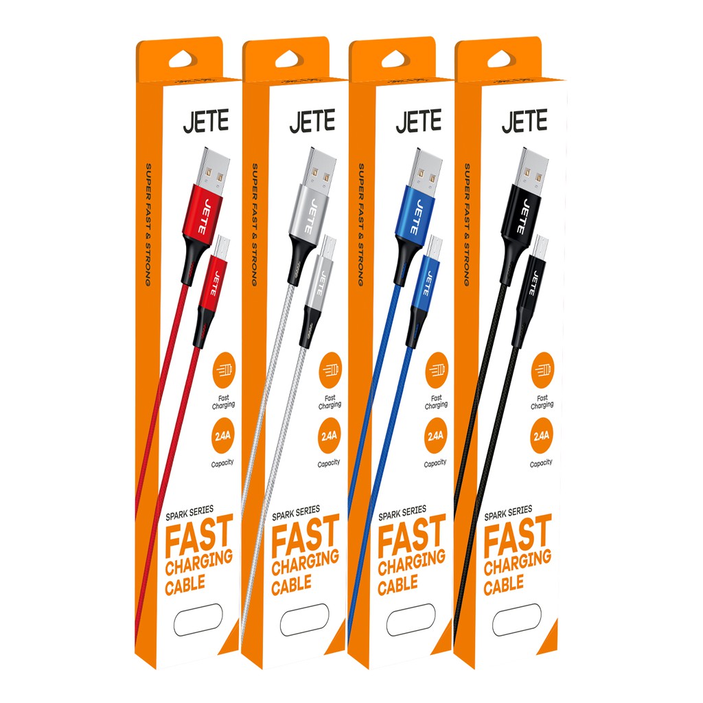 JETE Kabel Spark - Micro USB 2.4A