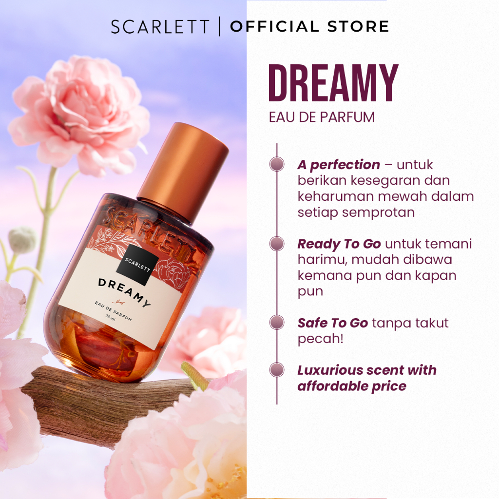 Scarlett Whitening Eau De Parfum 30ml - Dreamy