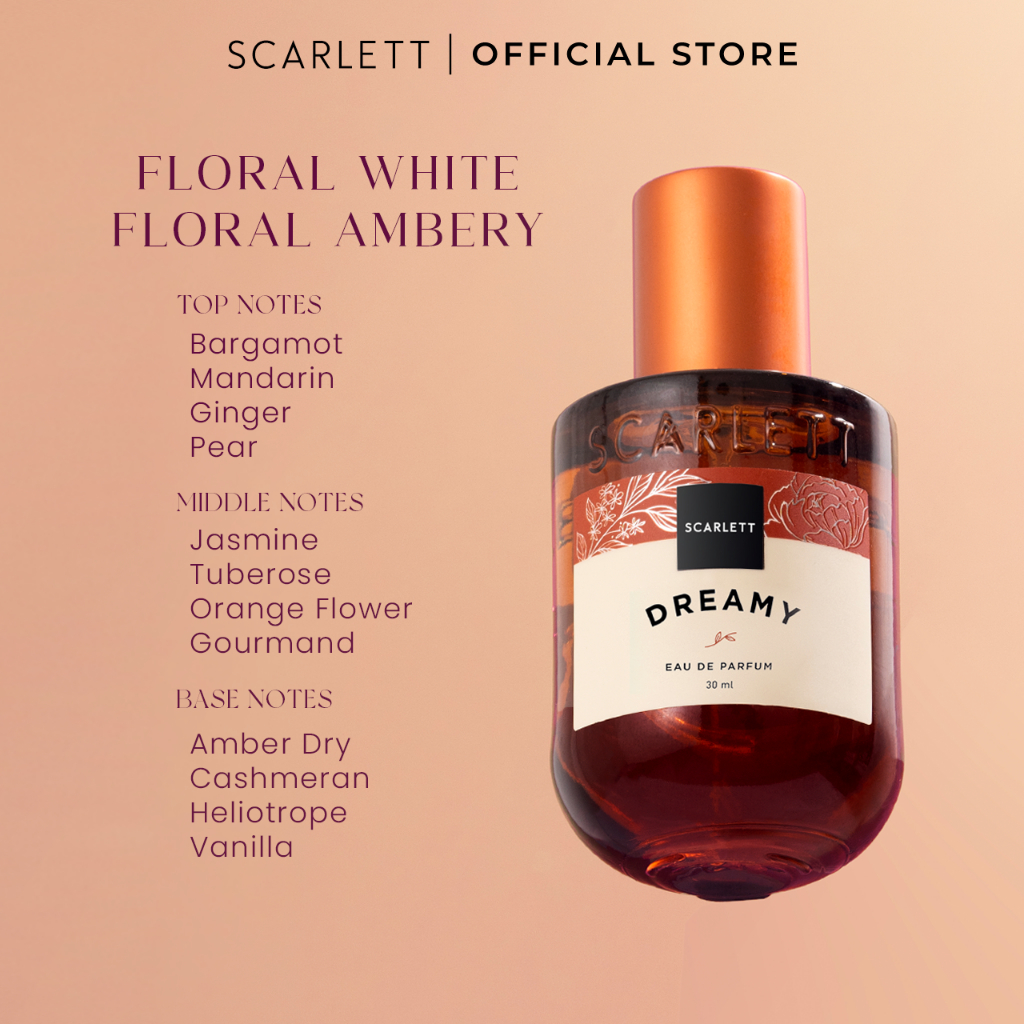 Scarlett Whitening Eau De Parfum 30ml - Dreamy