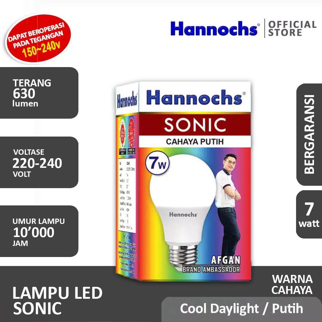 HANNOCHS Sonic Bohlam LED 7 Watt (7W) CDL