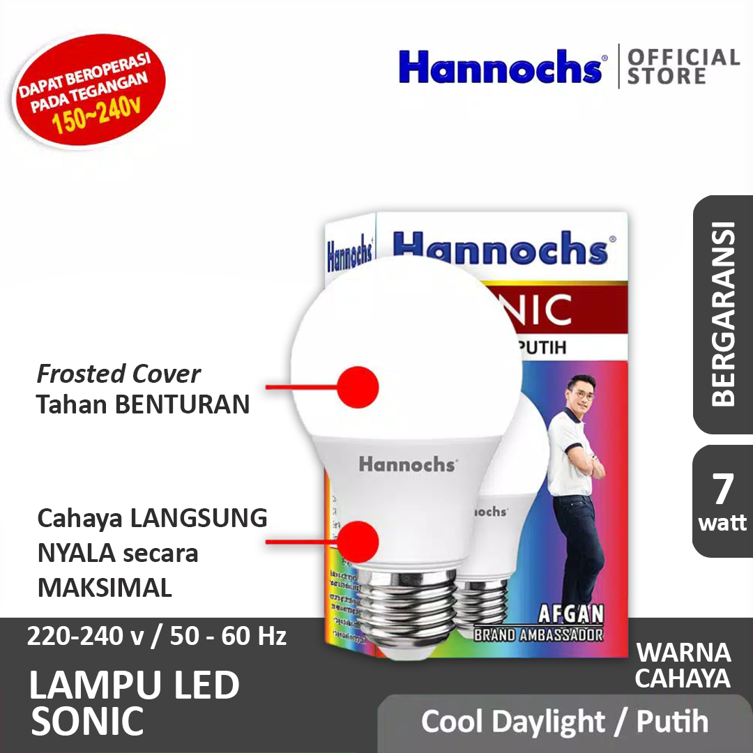 HANNOCHS Sonic Bohlam LED 7 Watt (7W) CDL