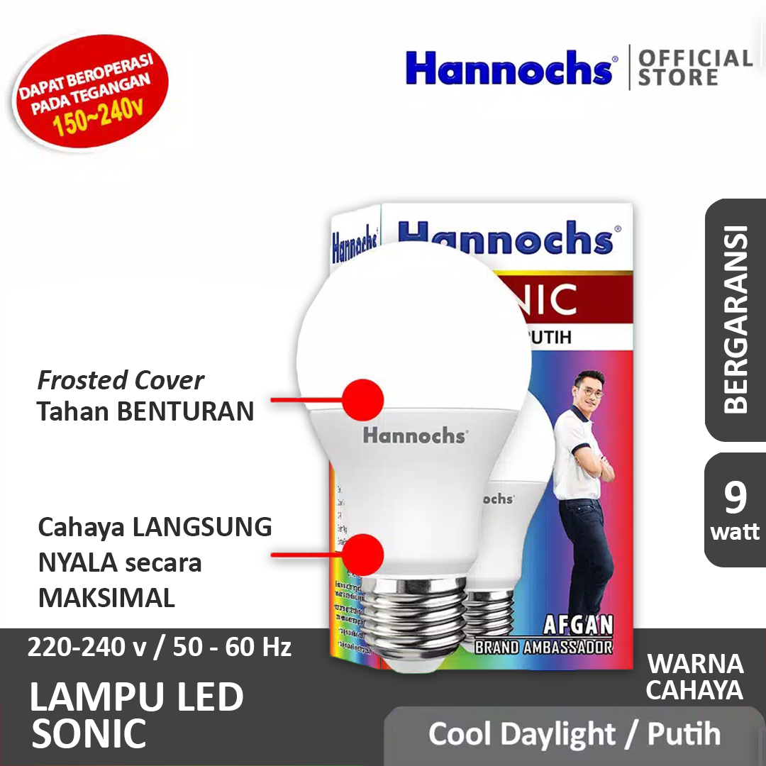HANNOCHS Sonic Bohlam LED 9 Watt (9W) CDL