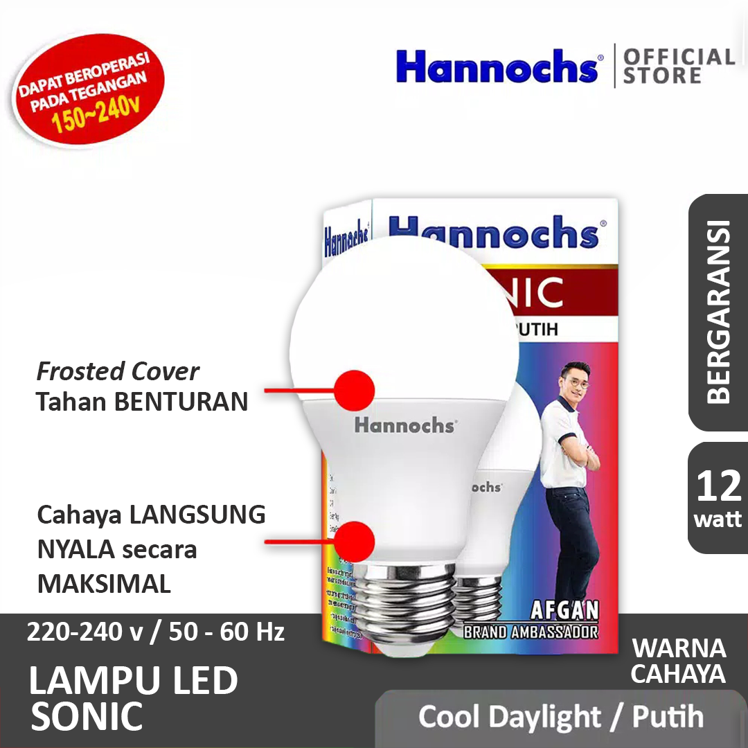 HANNOCHS Sonic Bohlam LED 12 Watt (12W) CDL
