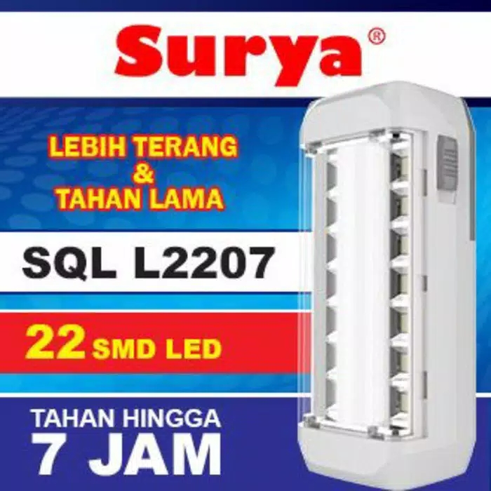 SURYA SQL L2207 Emergency Lamp (Lampu Darurat) SURYA SQL L2207 Emergency Lamp (Lampu Darurat)