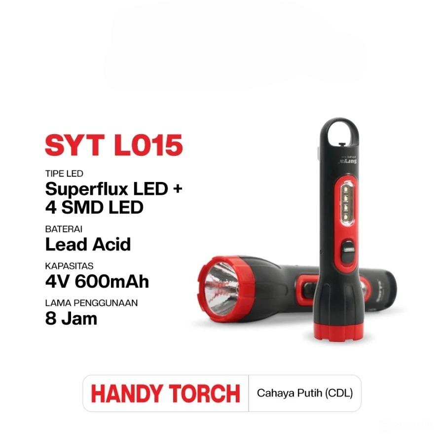 Surya Lampu Senter SYT L015 Emergency Lamp Rechargeable Surya Lampu Senter SYT L015 Emergency Lamp Rechargeable