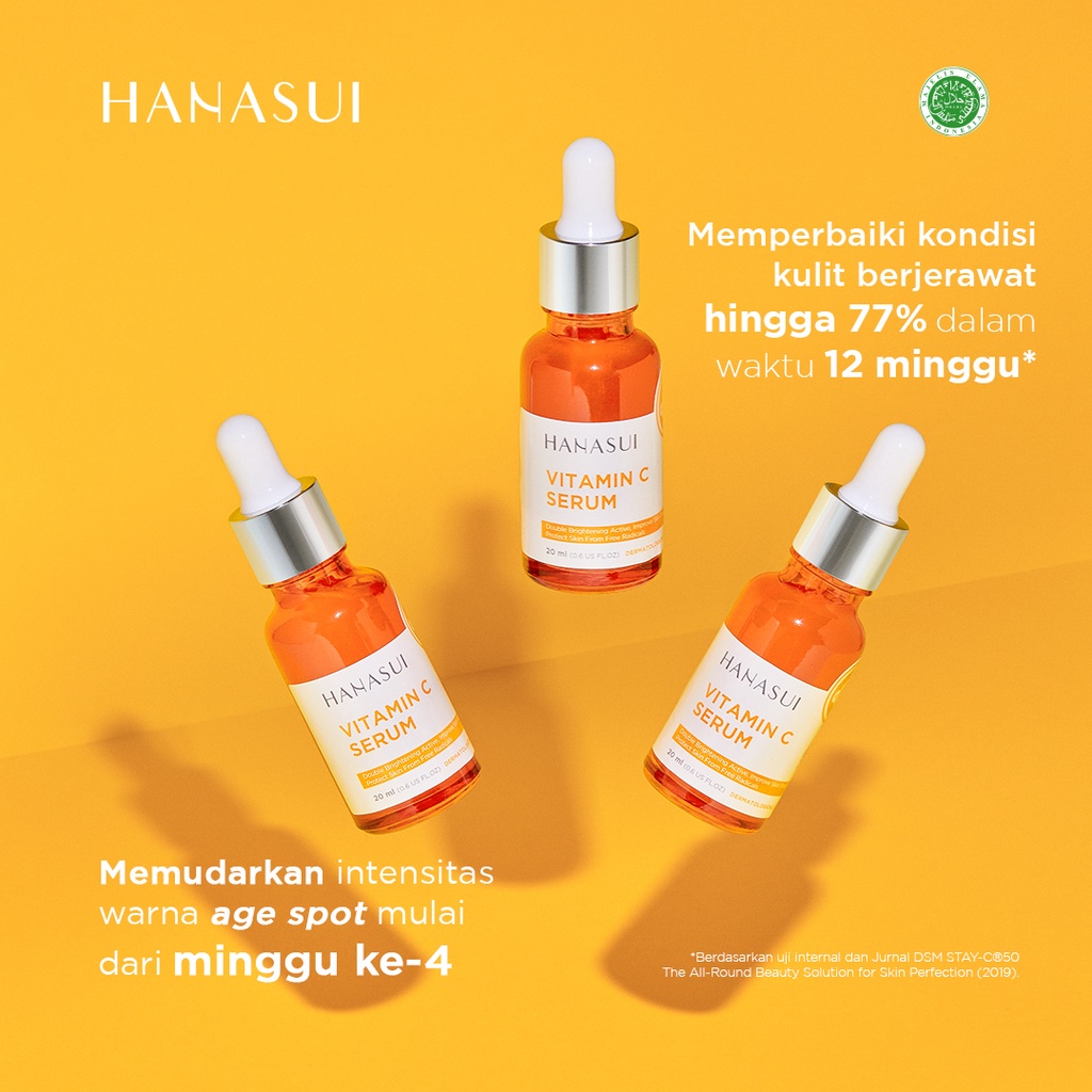 HANASUI Serum Vitamin C 20ml Renew  (Orange)