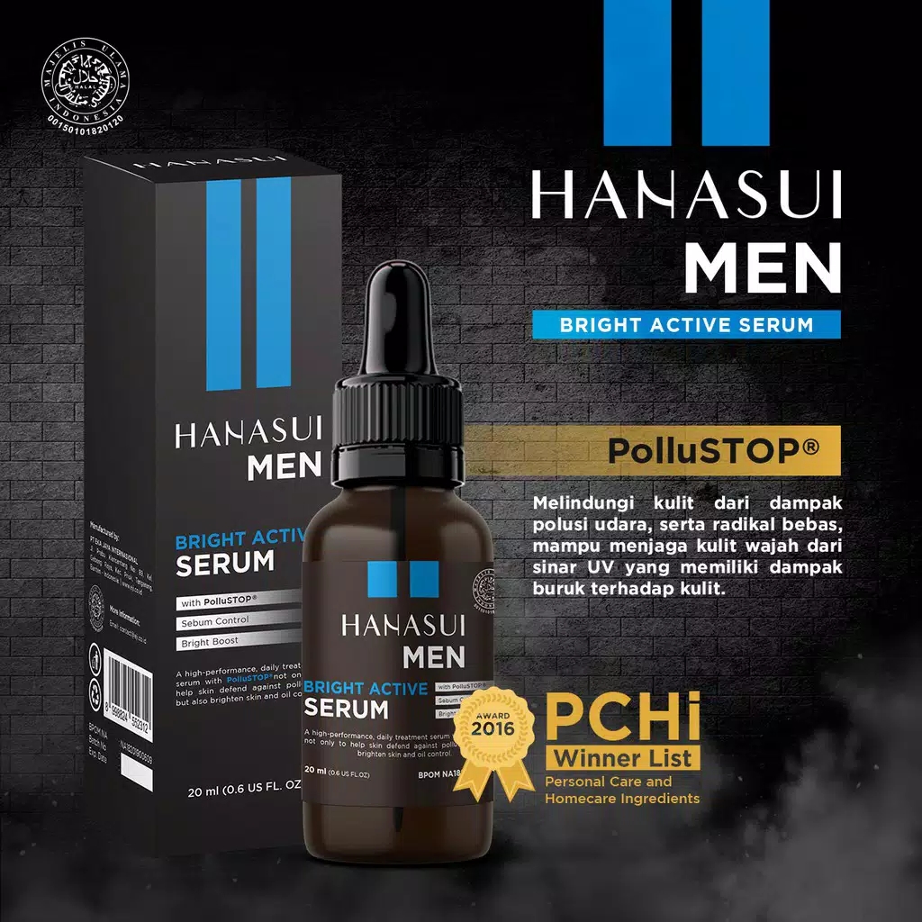 HANASUI Men Bright Active Serum 20ml