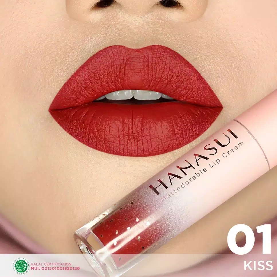 HANASUI Mattedorable Lip Cream 01 KISS