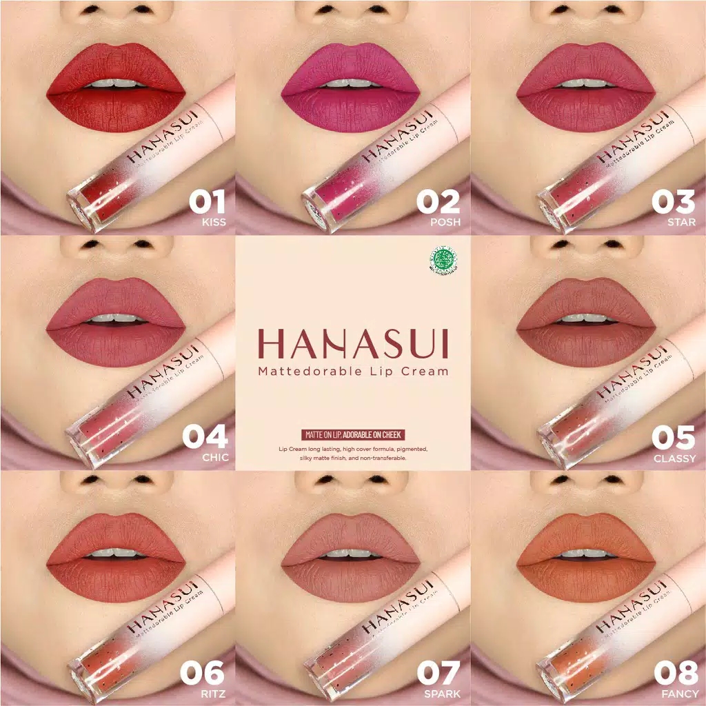 HANASUI Mattedorable Lip Cream 06 RITZ