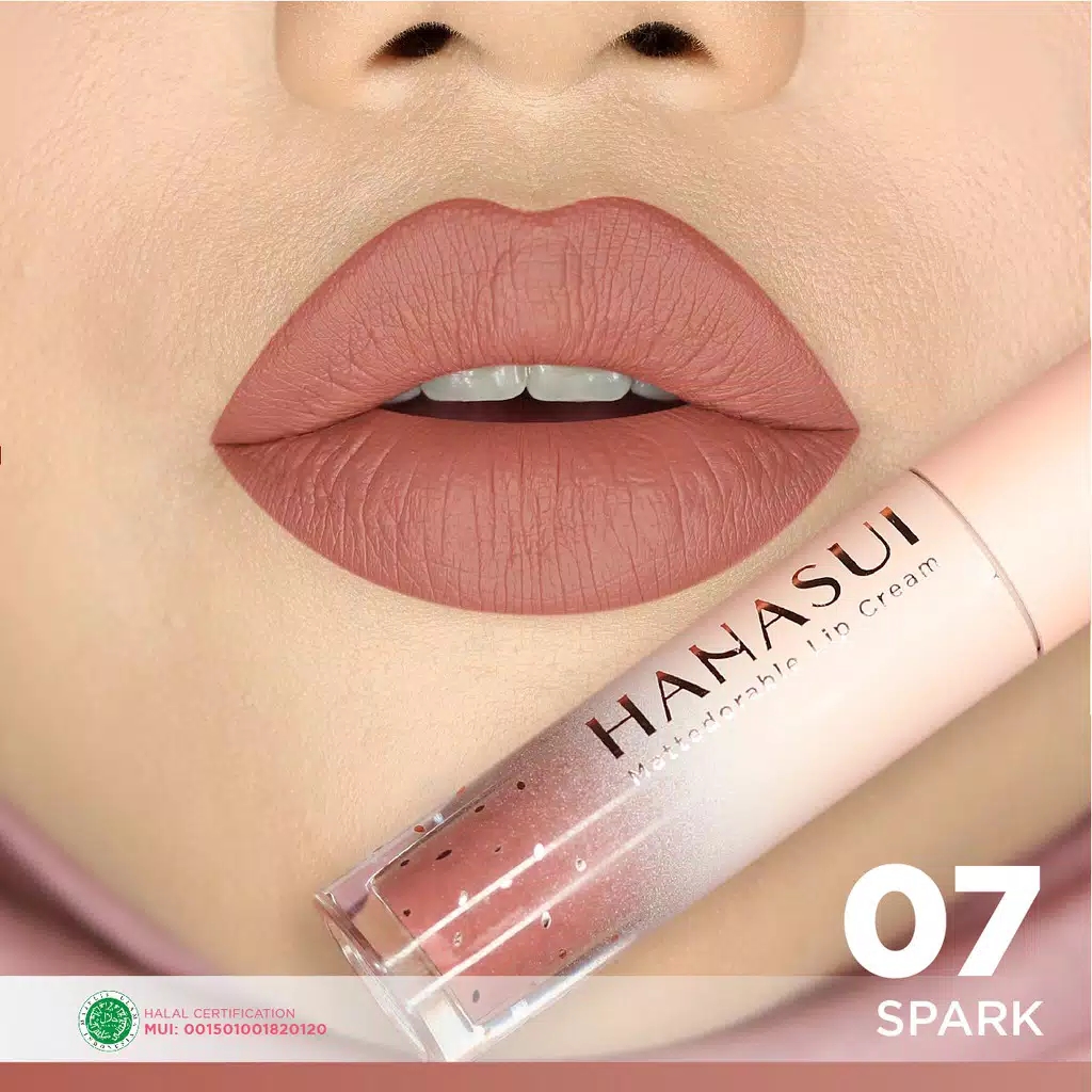 HANASUI Mattedorable Lip Cream 07 SPARK