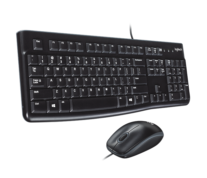 LOGITECH MK120 Mouse Keyboard Kabel Combo