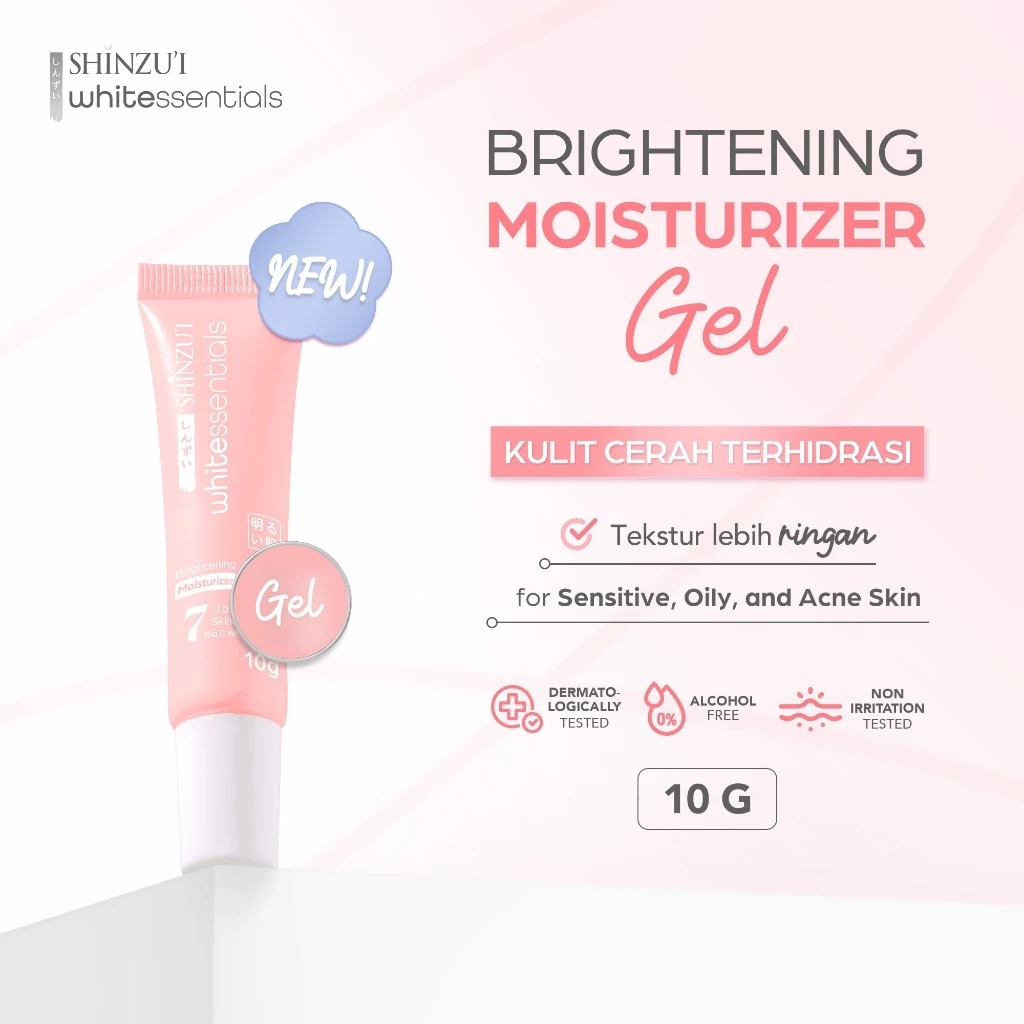 Shinzui Whitessentials Brightening Moisturizer Gel 10gr Shinzui Whitessentials Brightening Moisturizer Gel 10gr