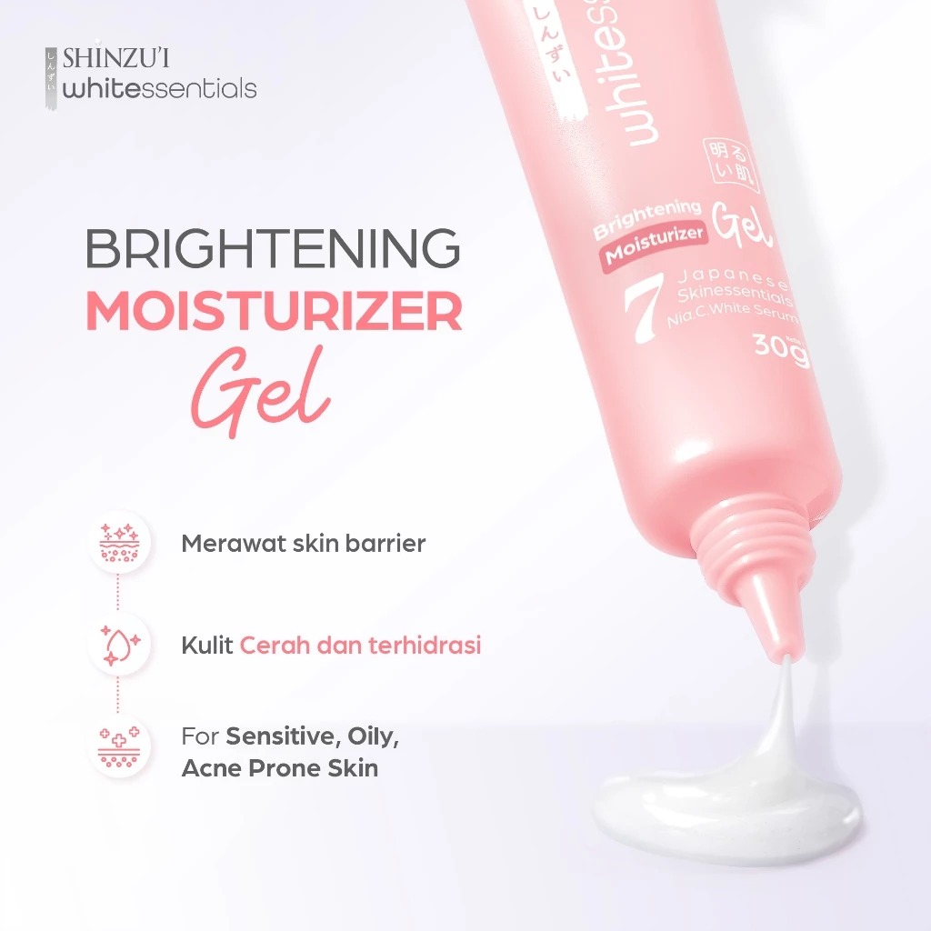 Shinzui Whitessentials Brightening Moisturizer Gel 10gr