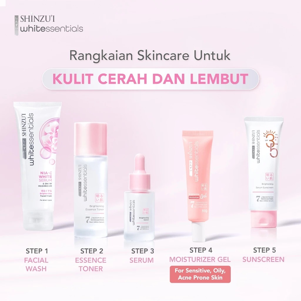 Shinzui Whitessentials Brightening Moisturizer Gel 10gr