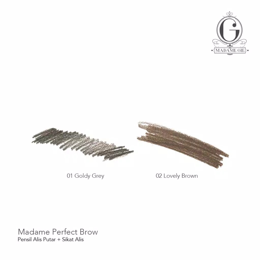 Madame Gie Madame Perfect Brow - 02 Lovely Brown Madame Gie Madame Perfect Brow - 02 Lovely Brown