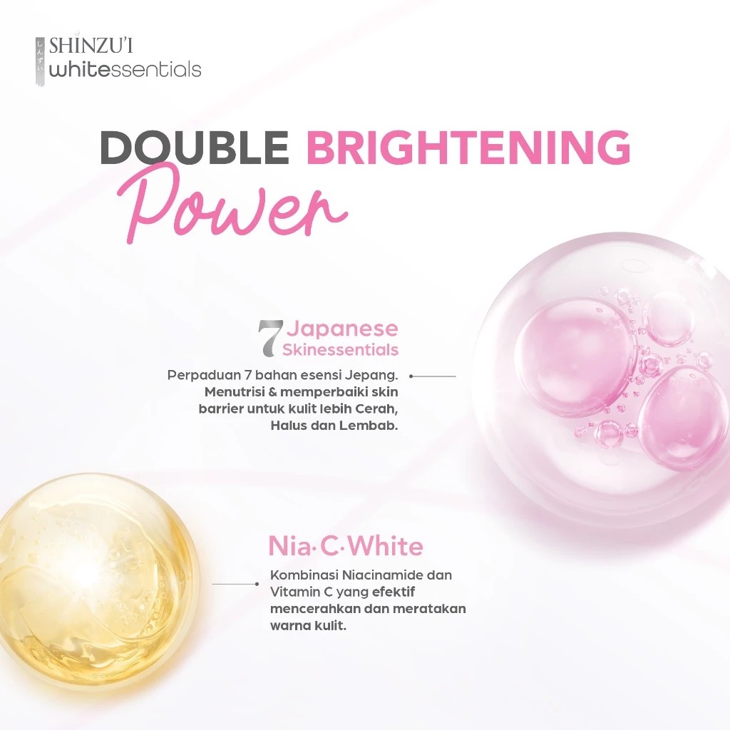 Shinzui Whitessentials Brightening Moisturizer Light 10gr