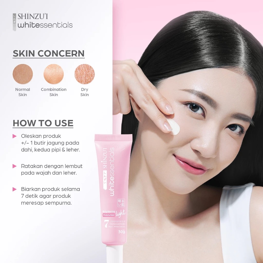 Shinzui Whitessentials Brightening Moisturizer Light 10gr