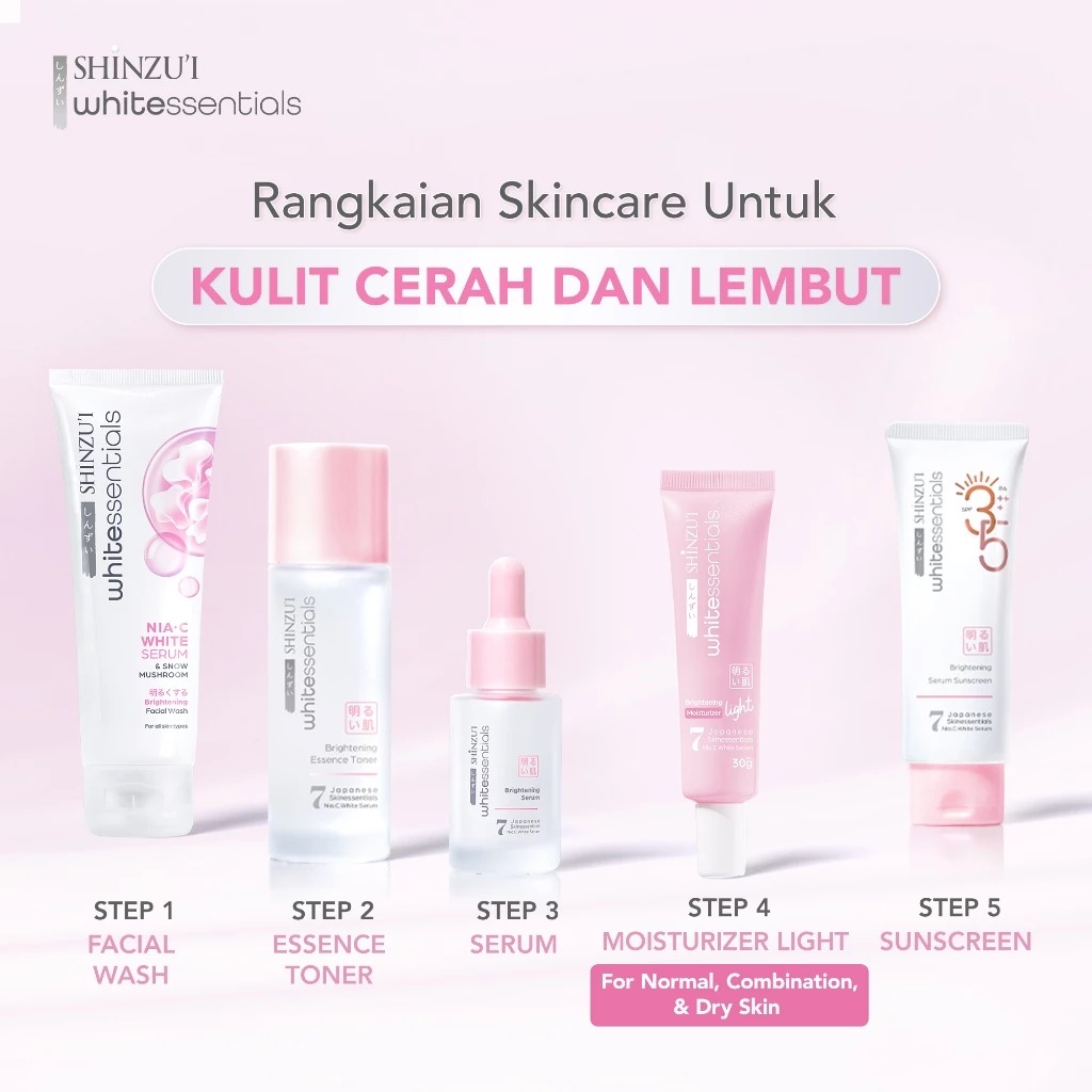 Shinzui Whitessentials Brightening Moisturizer Light 10gr
