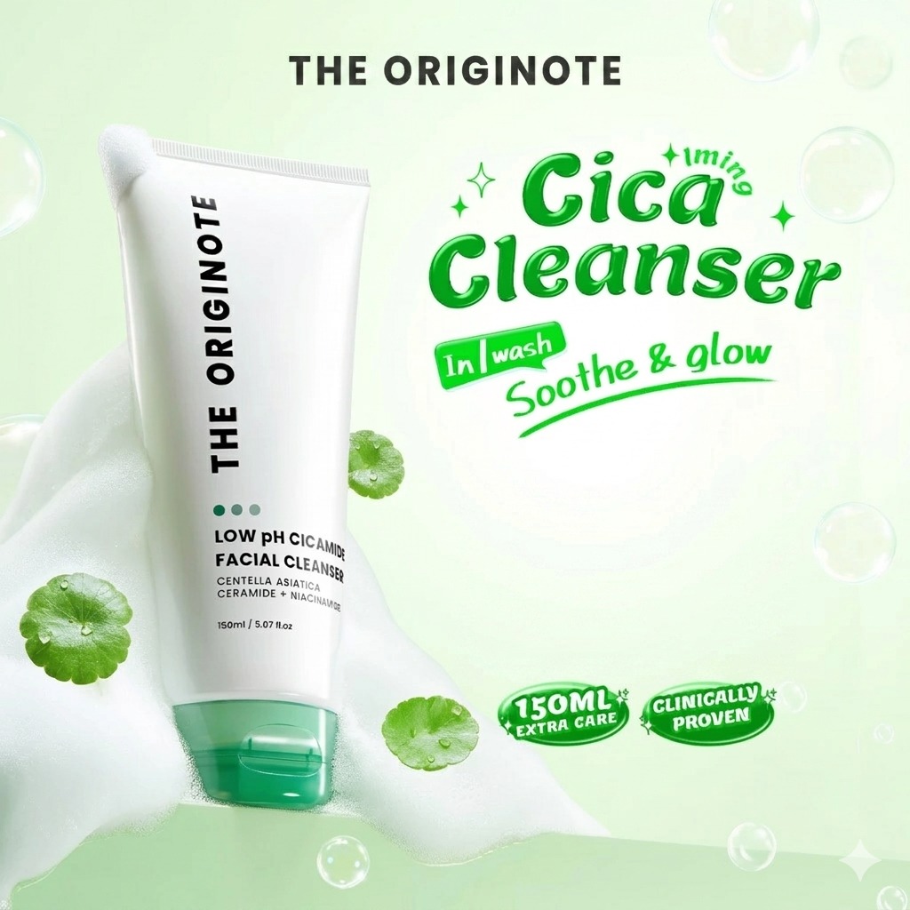 The Originote Facial Cleanser 150ml - Low pH Cicamide The Originote Facial Cleanser 150ml - Low pH Cicamide