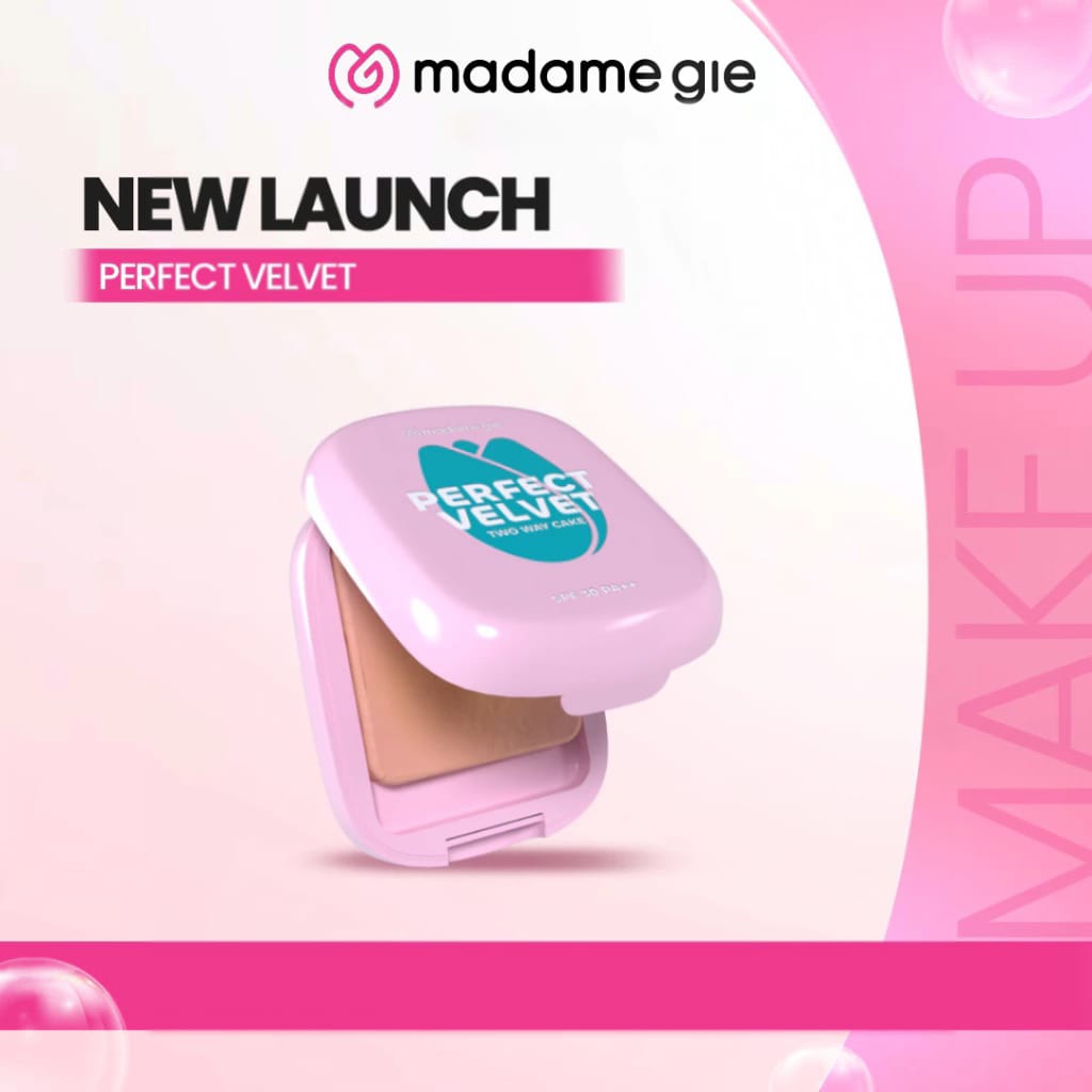 Madame Gie Perfect Velvet SPF30 PA++ Two Way Cake - 02 Beige