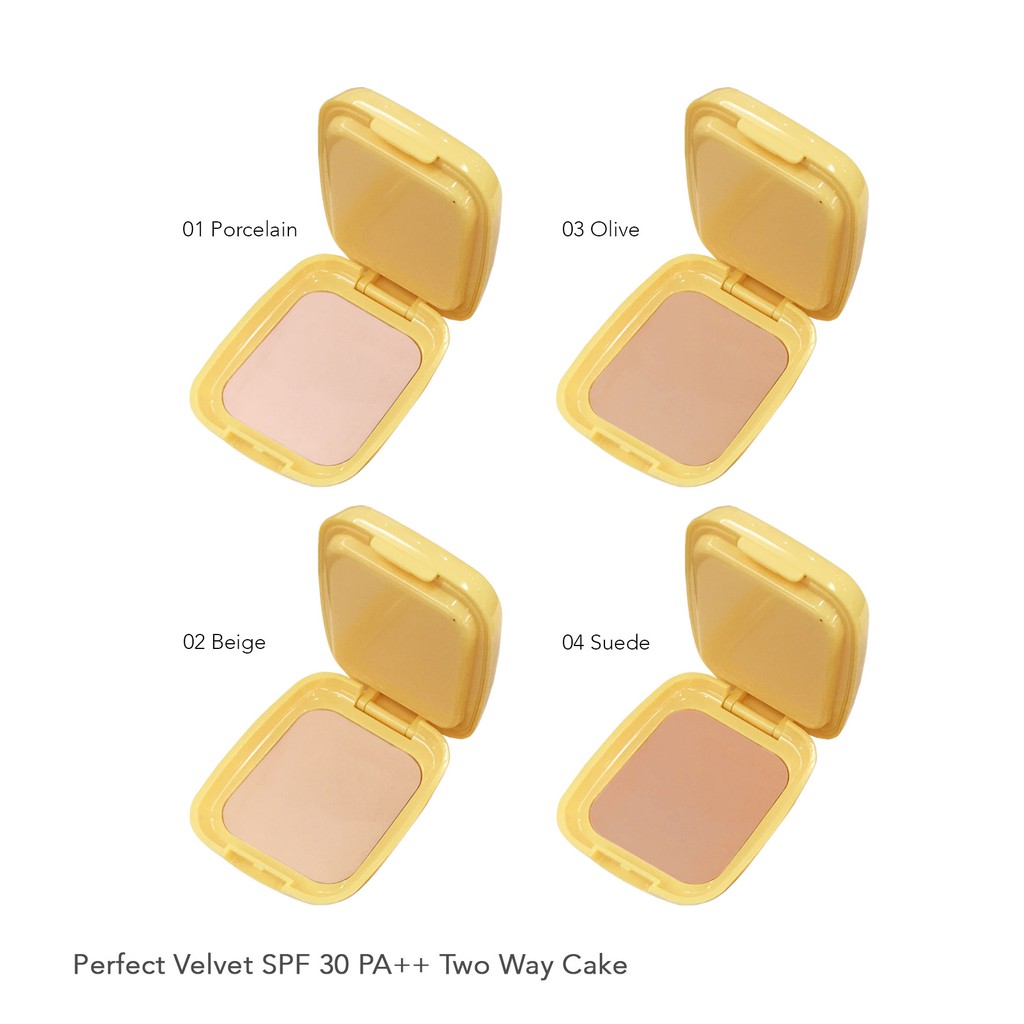 Madame Gie Perfect Velvet SPF30 PA++ Two Way Cake - 02 Beige