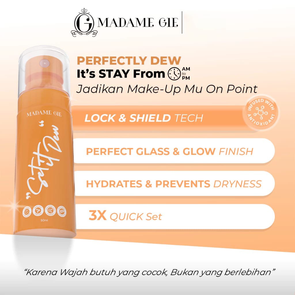 Madame Gie Set It Dew Setting Spray 50ml Madame Gie Set It Dew Setting Spray 50ml